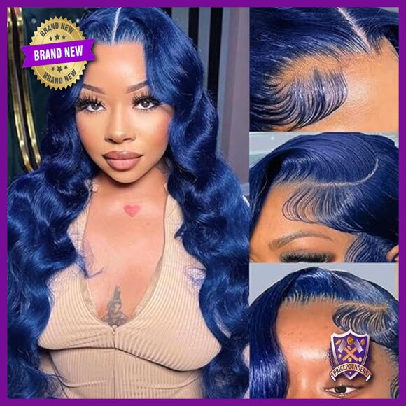26 Inch Human Hair Body Wave Lace Front Wig 180% Density Glueless